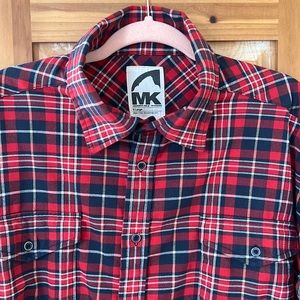 Mountain Khaki Flannel Button Down